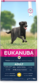 Sucha karma dla psów Eukanuba Adult Large Breed Kurczak 15 kg (8710255121741)