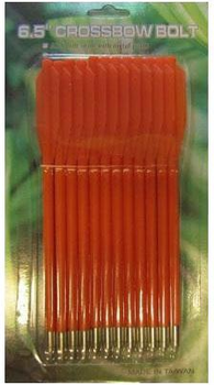 Стріли для арбалета Man Kung пластик помаранчевий 12 шт (MK-PL-O)