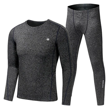 Термобелье мужское XINTOWN NYXT19JBYD-1 Gray 2XL эластичное спортивное флисовое осень-зима (OPT-10781)