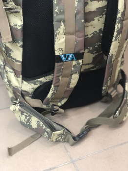 Тактический рюкзак объем 85 литров мужской военный из водоотталкивающей ткани Мультикам (DH74458)