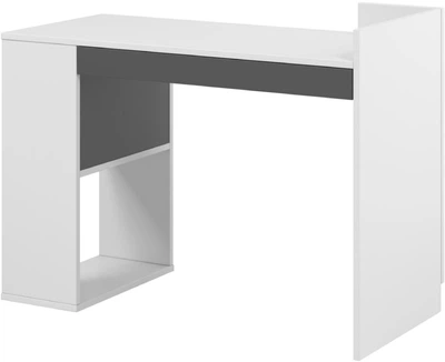 Письмовий стіл Mesa Модест 110х52x82 см лівий Графіт/Білий (MC-330.1)