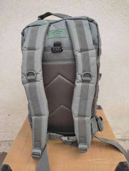 Тактичний військовий рюкзак на плечі Mil-Tec 36 л сірий