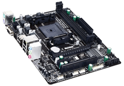 Материнская плата Gigabyte GA-F2A58M-S1 rev. 3.1 (FM2/FM2+, AMD A58, DDR3) Б/У