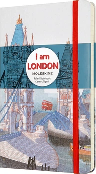 Записник Moleskine I am London 13х21 см 240 сторінок в лінію (8058341710265)