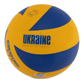 Мяч волейбольный FDSO Ukraine VB-7500 №5 Желто-синий (57508622)
