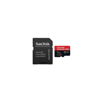 Карта памяти SanDisk 1 TB microSDXC UHS-I U3 Extreme Pro+SD Adapter (SDSQXCD-1T00-GN6MA)