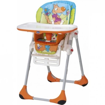 Стільчик для годування Chicco Polly 2 в 1 Wood Friends (79065.33)