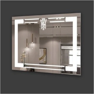 Зеркало "Экватор" с подсветкой LED ML - 112 (70x90) с логотипом