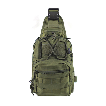 Рюкзак тактичний на одне плече AOKALI Outdoor B14 Green