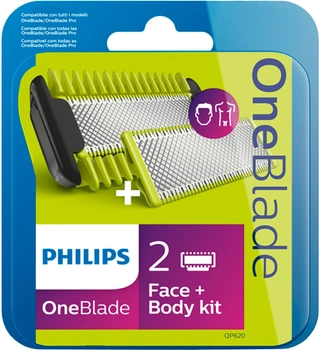 Змінні леза Philips OneBlade Face + Body QP620/50