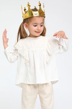 Блузка Escabel Kids 110 см Белый (2125000803135)