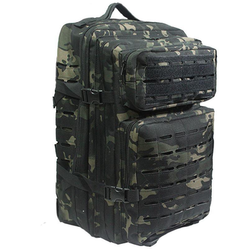 Тактичний рюкзак на 40л BPT9-40 чорний мультикам