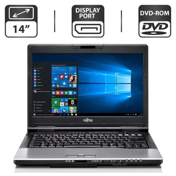 Ноутбук Б-класс Fujitsu LifeBook S782 / 14" TN / Core i3-2370M (2(4) ядра по 2.4GHz) / 4GB DDR3 / 320GB HDD / HD Graphics 3000 / DVD-ROM б/у