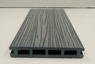 Терасна дошка із ДПК Polymer&Wood Приват сірий140х20х2200 мм