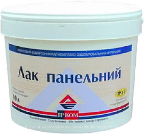 ІРКОМ ІР-11 - Лак панельний, 10 л., безбарвний шовковисто-матовий