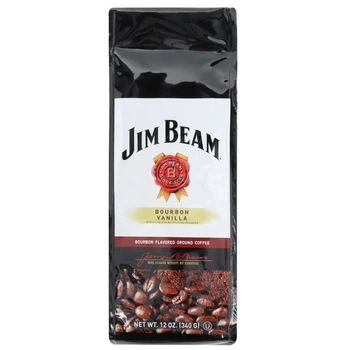 Молотый кофе Jim Beam Bourbon Vanilla Bourbon Flavored Ground Coffee 340г