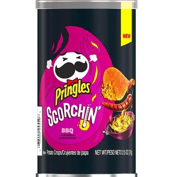 Острые чипсы Pringles Scorchin BBQ 71g