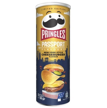 Чипсы Pringles New York Style Cheeseburger Limited Edition 165g
