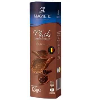 Шоколадные&nbsp;чипсы Platki Czekoladowe deserowe 125g