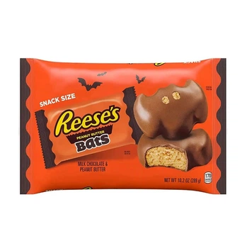 Цукерки Reese`s Halloween Bats кажани з молочного шоколаду та арахісового масла в обгортках на тему Хеллоуїна 289 g