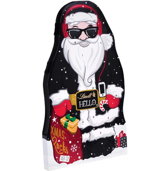Адвент Календар Lindt Hello Santa мікс солодощів 235г