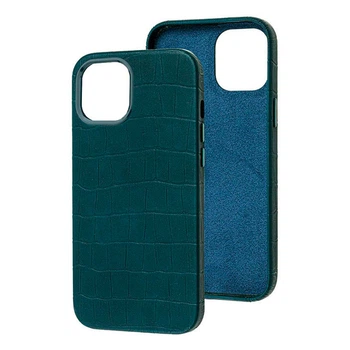 Чохол Leather Croc Case для Apple Iphone 14 Pro Max (6.1") Green 62115