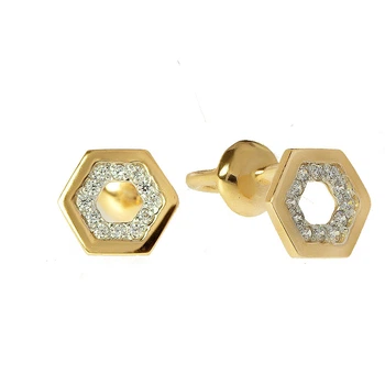 Серьги-пусеты Diamant С2725 (525558)