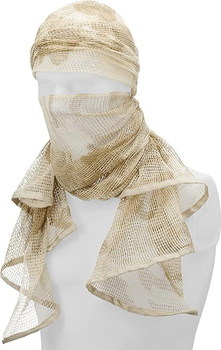Сітчастий шарф Brandit Commando 190 x 90 см Пісочний (#EKIP116P)