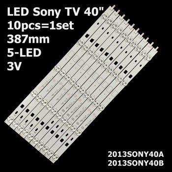LED підсвітка Sony TV 40" 5-led 3V 387mm 2013SONY40A 2013SONY40B 3228 05 REV1.0 130927 10pcs=1set