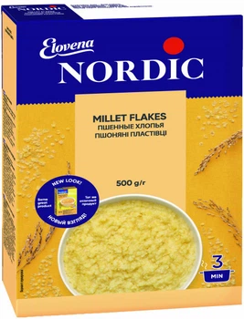 Хлопья пшенные Nordic 500 г