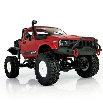 Машинка на радиоуправлении WPL C14 RTR 4WD 1/16 краулер внедорожник (Red)
