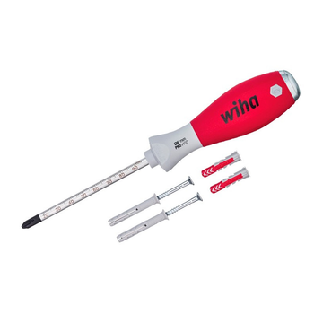Ударна викрутка SoftFinish для забивання дюбелів PH2 x 100 мм у блістері WIHA 41289