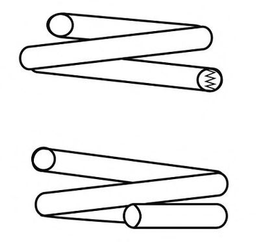 Пружина перед. Scudo/Expert 96- (15.3mm L=415) CS GERMANY (14873308)