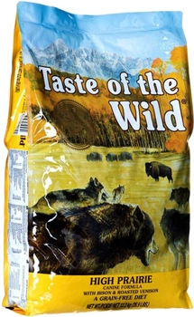 Sucha karma dla psów TASTE OF THE WILD High Prairie z mięsem bizona 12,2 kg (74198614264)