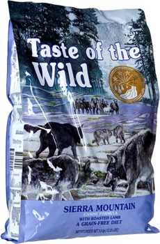 Sucha karma dla psów Taste of the Wild Sierra Mountain z jagnięciną 5.6kg (074198614288)