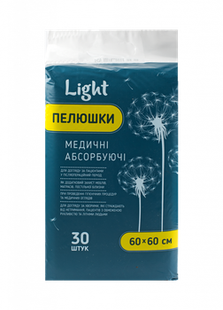 Пеленки одноразовые Light 60х60 30 шт