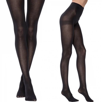 Колготки женские Penti Natural Bambuk 500 черные Size 3-L