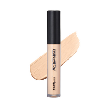 Консилер PERIPERA Double Longwear Cover Concealer перекрывающий недостатки, оттенок слоновая кость 5,5 мл