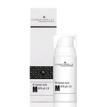 Chantarelle M-AZELAIC ACID 40% pH 2.8 - пилинг на основе азелаиновой кислоты 40% для проблемной сосудистой кожи 50 мл