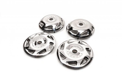 Колпаки из нержавейки ОЭМ (2-каточный, 4 шт) для Volkswagen Crafter 2006-2016 гг