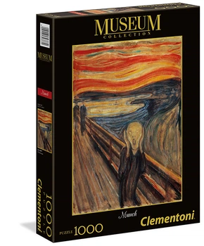 Пазли Clementoni Музейна Колекція - Едвард Мунк. Крик, 1000 елементів (39377)