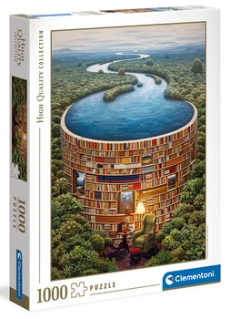 Пазлі Clementoni - Книжкова дамба / MGL, 1000 елементів (39603)