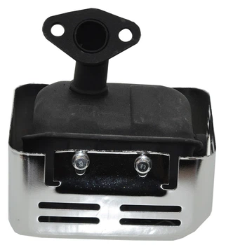 Глушник мотоблок 168F (6,5 HP) хром, арт. gen497