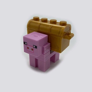 Конструктор фигурка iBlock Свинка Майнкрафт Pig Minecraft 3.5 см