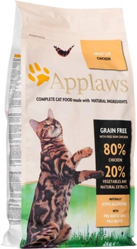 Sucha karma dla kotów APPLAWS z kurczakiem 2kg (5060122491426)