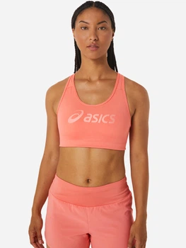 Спортивний топ для бігу жіночий ASICS Core Asics Logo Bra c-2012C573-700 XS Рожевий (4550456328891)