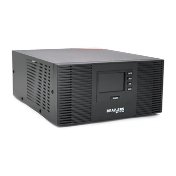 ИБП BRAZZERS BRSW-LFP-1000-12 1000VA/800Вт под внешний аккумулятор 12V LiFePO4/GEL/AGM заряд 10/20A BOX