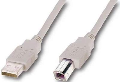 Кабель синхронізації Atcom USB 2.0 AM/BM (6152) 0.8m (06152) White