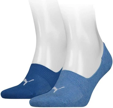 Набір слідів Puma Footie Unisex 141011001001 35-38 р 2 пари Синій (8718824799650)