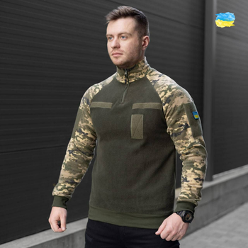 Флісова кофта Tactical TS26021106 48 Хакі-Піксель 52